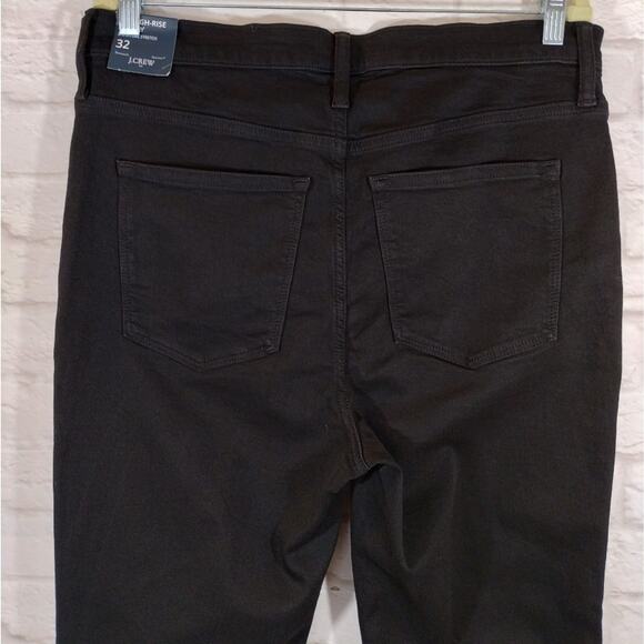 MO J.Crew Women Plus 10" High Rise Black Skinny Jean in Signature Stretch NWT 32 - Picture 6 of 9